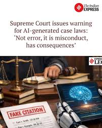 Regulation: Supreme Court of India Issues AI "Misconduct" Warning