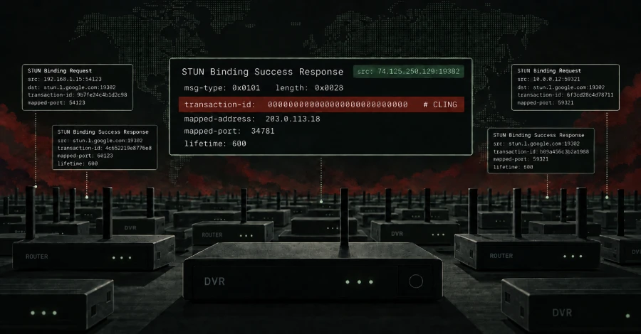 Realtek Jungle SDK Exploit Attempts Deliver Cling Botnet With STUN-Based C2